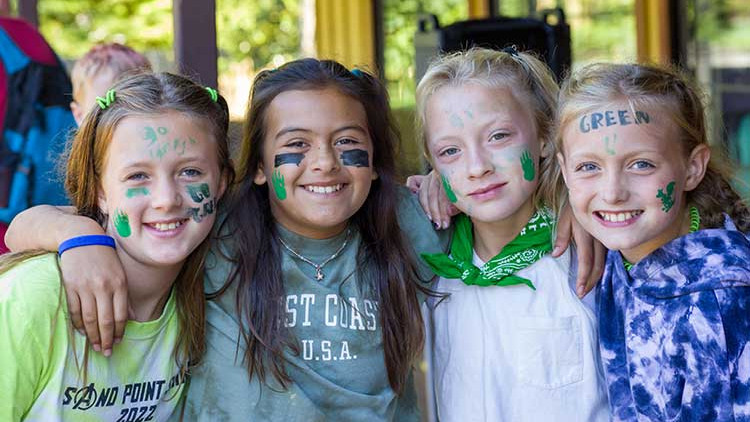 CRISTA Camps at Miracle Ranch - Girls with Paint on face