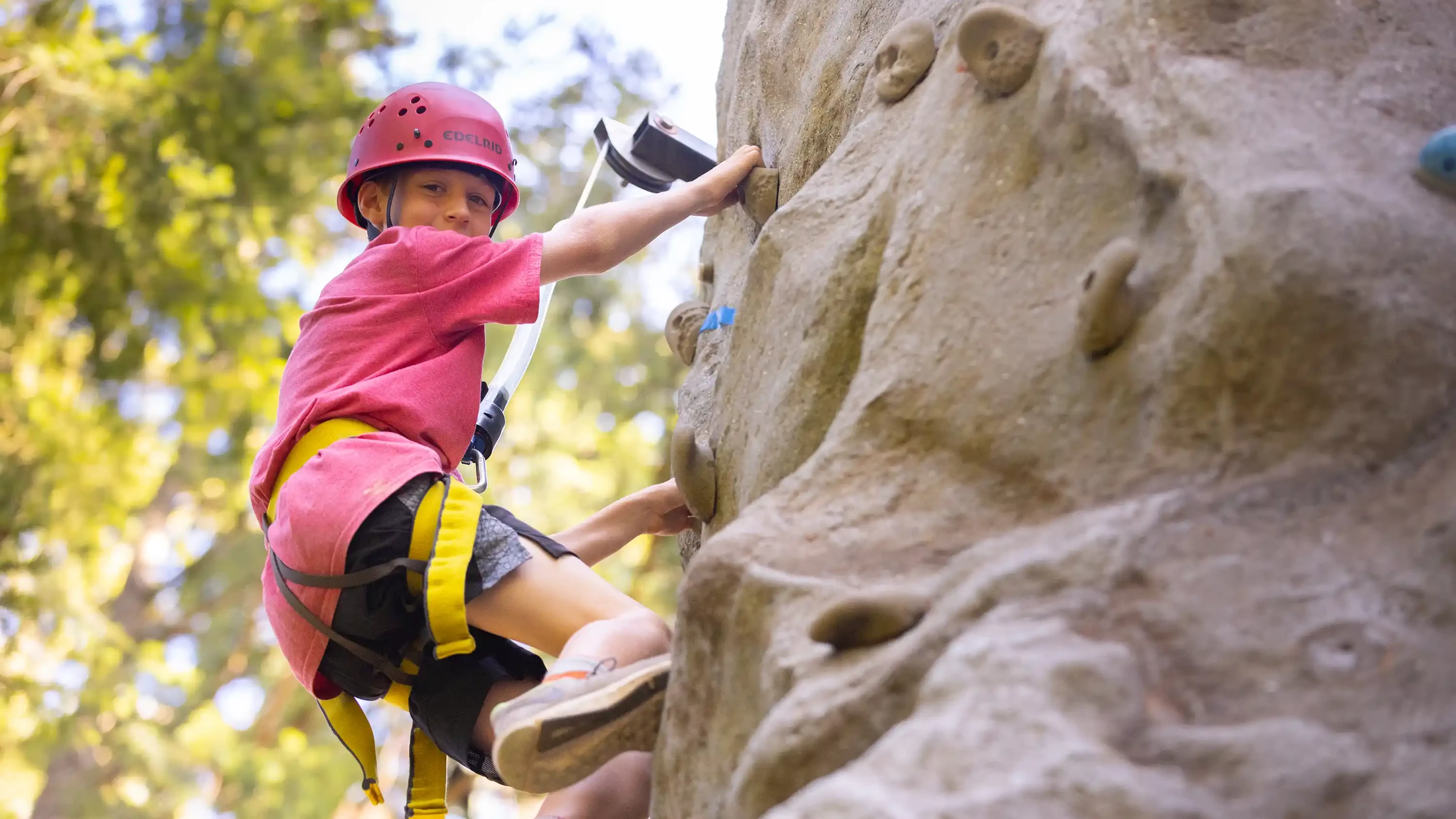 CRISTA Camps Summer Camps Activities Climbing Wall Image