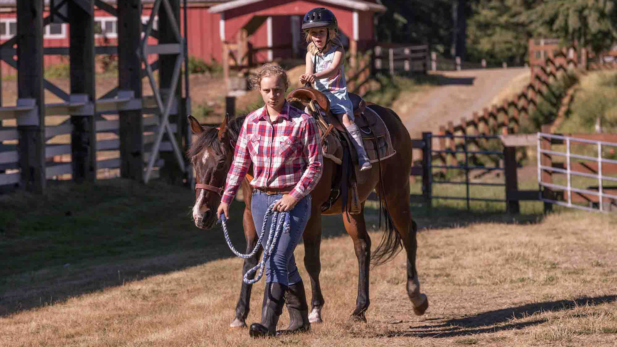 CRISTA Camps Activities - Girl Riding Horse