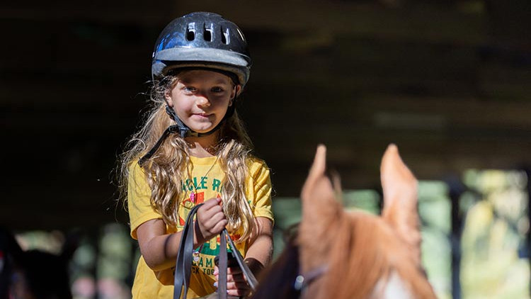 CRISTA Camp at Miracle Ranch - About - Youg Girl Riding Horse