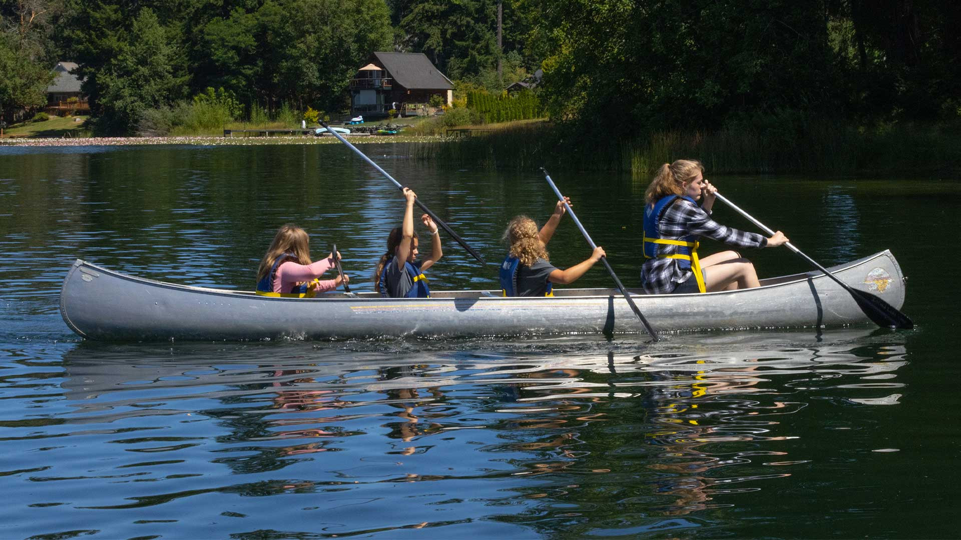 CRISTA Camps - Retreats - Campers Canoing