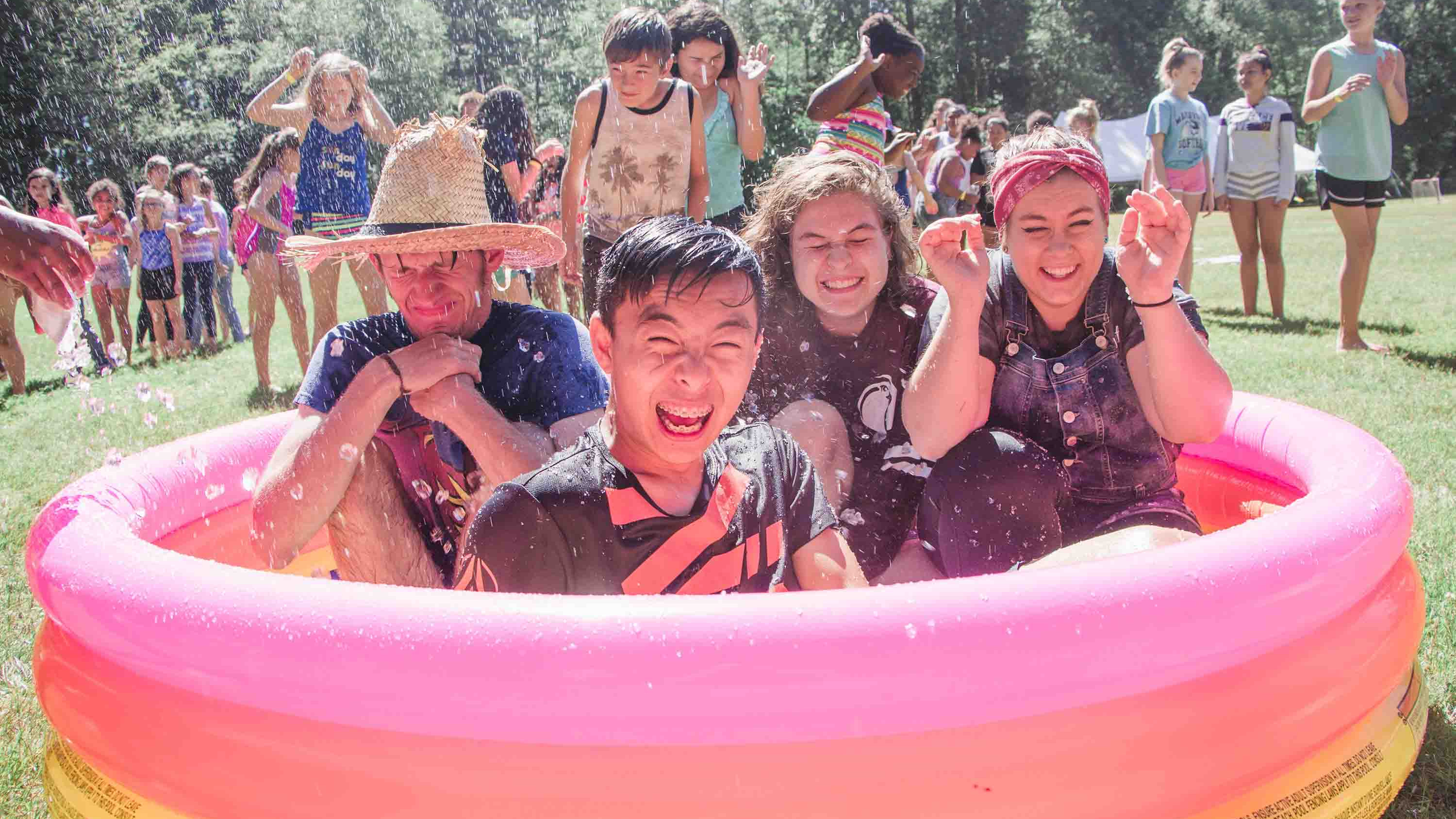 CRISTA Camps Summer Staff - Kids Playing in Water